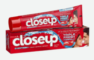 Closeup Toothpaste
